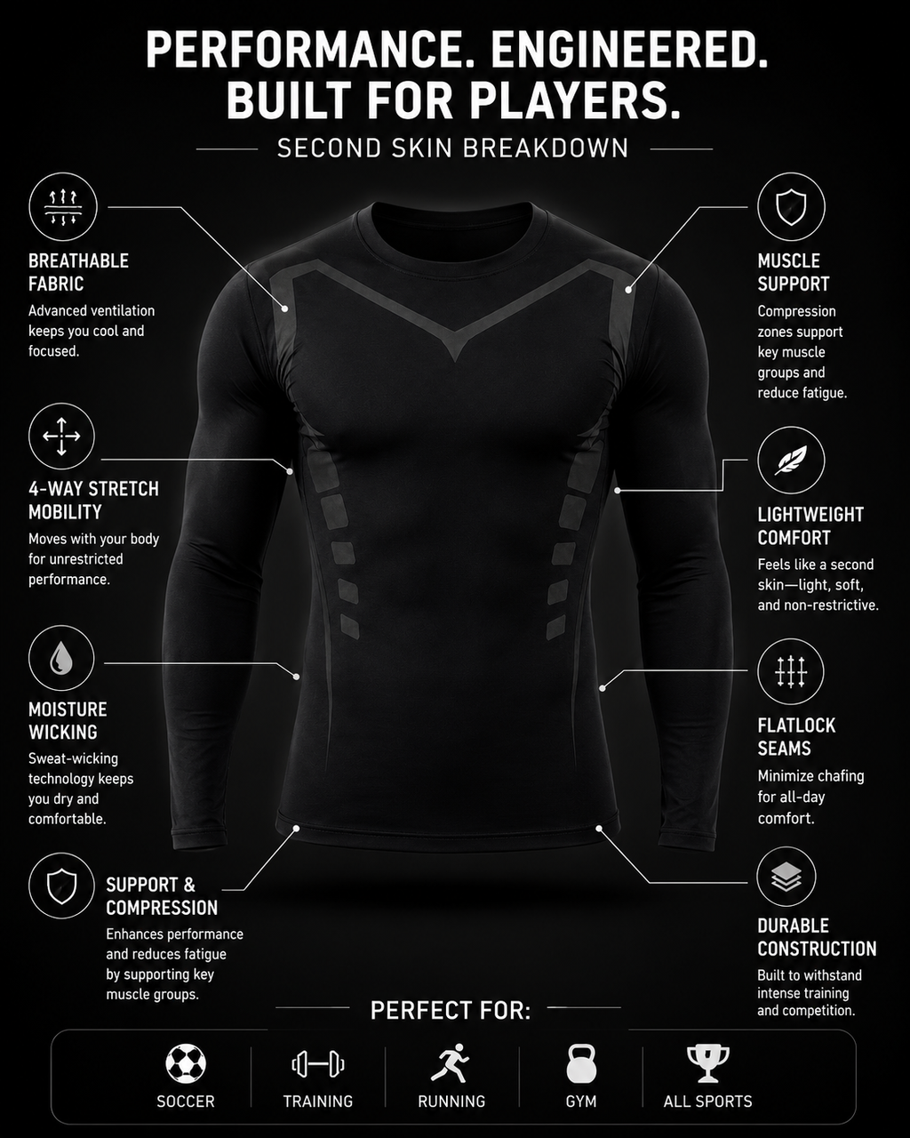 Second Skin Top (Long Sleeve)