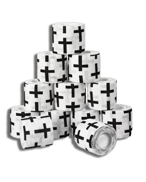 Cross Wrist Tape (White)
