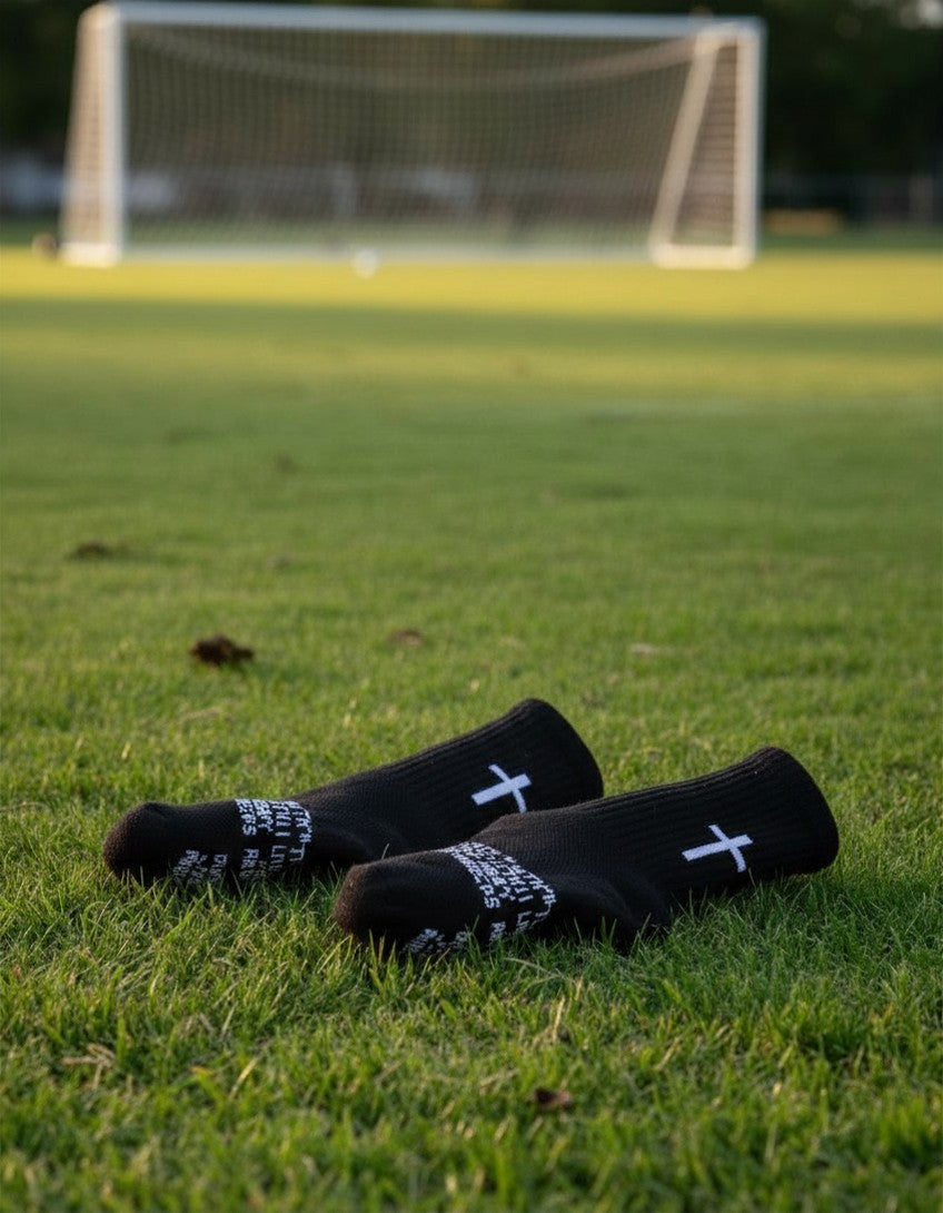 Christian Grip Socks (Black)