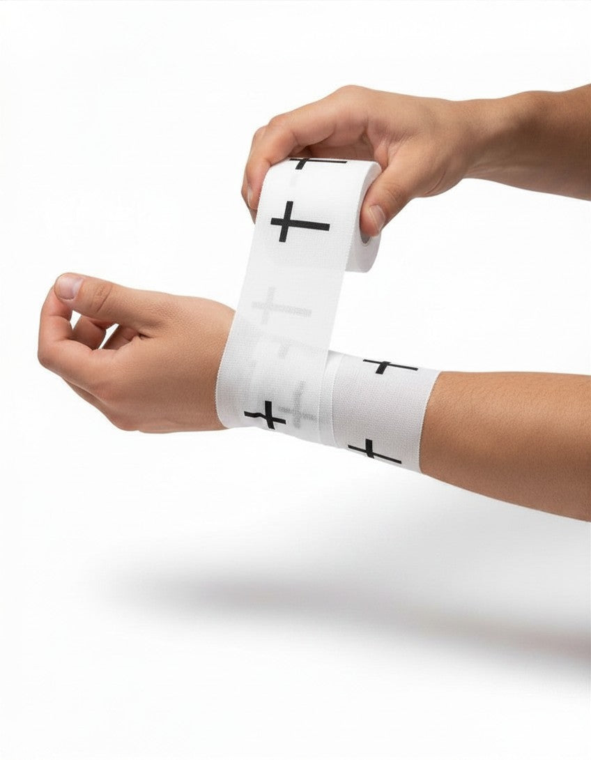 Christian Wrist Tape (White)